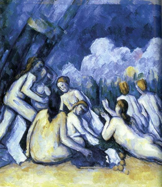 Paul Cezanne Les Grandes Baigneuses China oil painting art